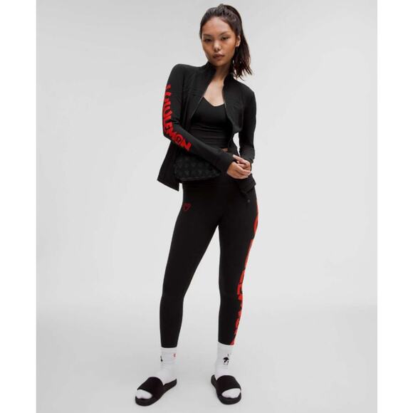 Lululemon Disney Jacket Women 4 Define Nulu Full Zip Mickey Collab Gym Athleisur - Picture 1 of 15
